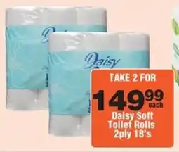 Check Star Daisy Soft Toilet Rolls 2ply offer