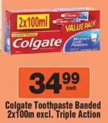 Check Star Colgate Toothpaste Banded excl. Triple Action offer