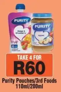 Check Star Purity Pouches/3rd Foods offer