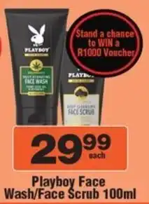 Check Star Playboy Face Wash/Face Scrub offer