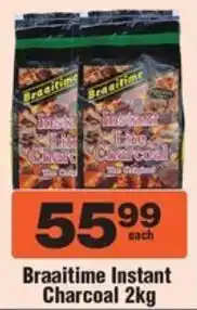 Check Star Braaitime Instant Charcoal offer