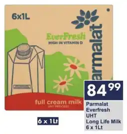 President Hyper Parmalat Everfresh UHT Long Life Milk offer