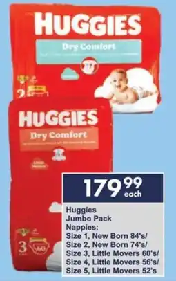 President Hyper Huggies Jumbo Pack Nappies offer