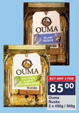 President Hyper Ouma Rusks offer