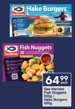 President Hyper Sea Harvest Fish Nuggets/ Hake Burgers offer