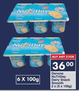President Hyper Danone NuTriDay Dairy Snack Smooth offer