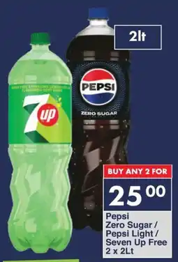 President Hyper Pepsi Zero Sugar/ Pepsi Light/ Seven Up Free offer