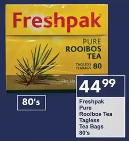President Hyper Freshpak Pure Rooibos Tea Tagless Tea Bags offer