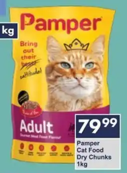 President Hyper Pamper Cat Food Dry Chunks offer
