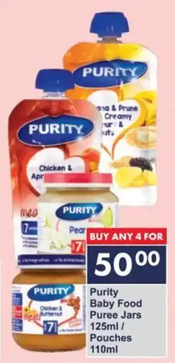 President Hyper Purity Baby Food Puree Jars/ Pouches offer