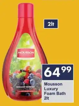President Hyper Mousson Luxury Foam Bath offer