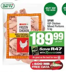 SuperSpar SPAR IQF Chicken Mixed Portions offer