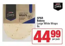 SuperSpar SPAR Bakery Large White Wraps offer