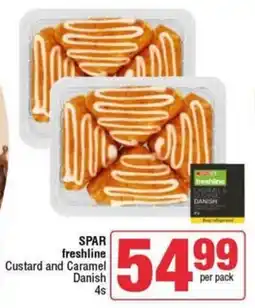 SuperSpar SPAR freshline Custard and Caramel Danish offer