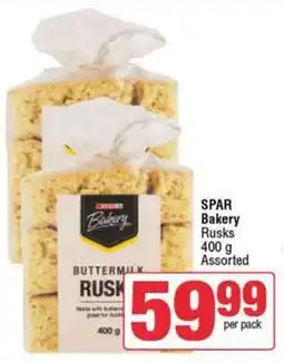 SuperSpar SPAR Bakery Rusks Assorted offer