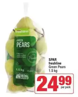 SuperSpar SPAR freshline Green Pears offer