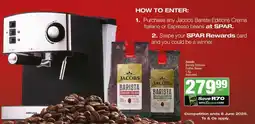 SuperSpar Jacobs Barista Editions Coffee Beans Assorted offer