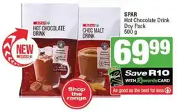 SuperSpar SPAR Hot Chocolate Drink Doy Pack offer