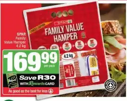SuperSpar SPAR Family Value Hamper offer