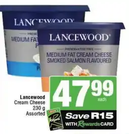 SuperSpar Lancewood Cream Cheese Assorted offer