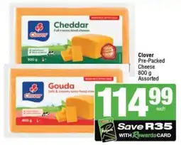 SuperSpar Clover Pre-Packed Cheese Assorted offer