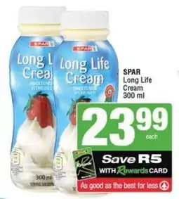 SuperSpar SPAR Long Life Cream offer