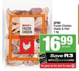 SuperSpar SPAR Frozen Chicken Heads & Feet offer