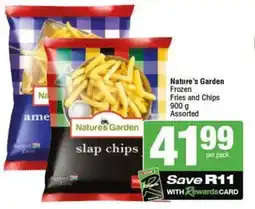 SuperSpar Nature's Garden Frozen Fries and Chips Assorted offer