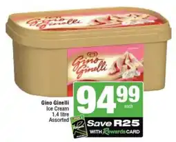 SuperSpar Gino Ginelli Ice Cream Assorted offer