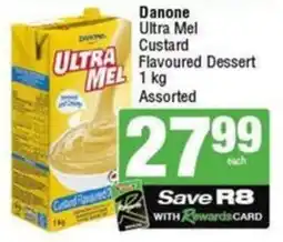 SuperSpar Danone Ultra Mel Custard Flavoured Dessert Assorted offer