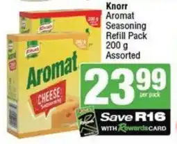 SuperSpar Knorr Aromat Seasoning Refill Pack Assorted offer