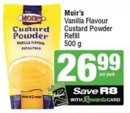 SuperSpar Moir's Vanilla Flavour Custard Powder Refill offer