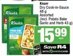 SuperSpar Knorr Dry Cook-in-Sauce Assorted offer