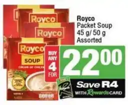 SuperSpar Royco Packet Soup Assorted offer