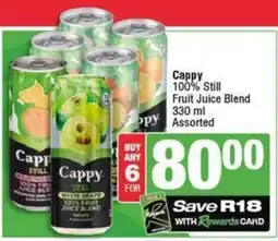 SuperSpar Cappy 100% Still Fruit Juice Blend Assorted offer