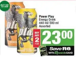 SuperSpar Power Play Energy Drink Assorted offer