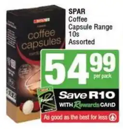SuperSpar SPAR Coffee Capsule Range offer