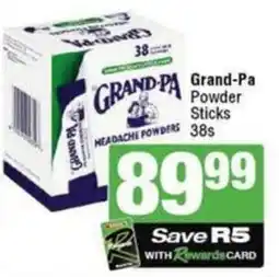 SuperSpar Grand-Pa Powder Sticks offer