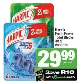 SuperSpar Harpic Fresh Power Toilet Blocks Assorted offer