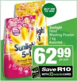 SuperSpar Sunlight Hand Washing Powder Assorted offer