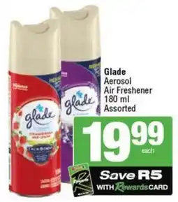 SuperSpar Glade Aerosol Air Freshener Assorted offer