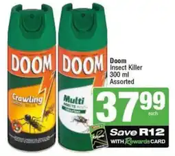 SuperSpar Doom Insect Killer Assorted offer