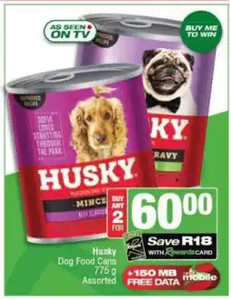 SuperSpar Husky Dog Food Cans Assorted offer