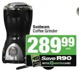 SuperSpar Sunbeam Coffee Grinder offer