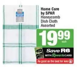 SuperSpar Home Care by SPAR Honeycomb Dish Cloth Assorted offer