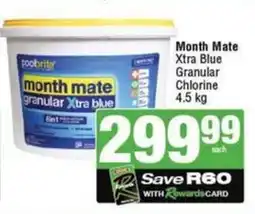 SuperSpar Month Mate Xtra Blue Granular Chlorine offer