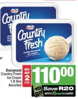 SuperSpar Dairymaid Country Fresh Ice Cream Assorted offer