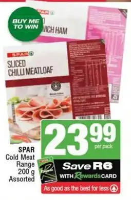 SuperSpar SPAR Cold Meat Range Assorted offer