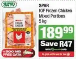 SuperSpar SPAR IQF Frozen Chicken Mixed Portions offer
