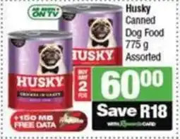 SuperSpar Husky Canned Dog Food Assorted offer